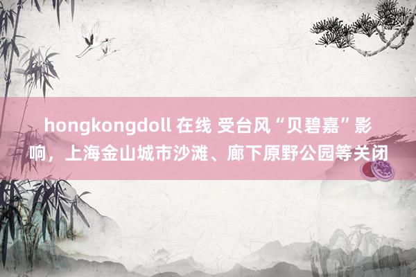 hongkongdoll 在线 受台风“贝碧嘉”影响，上海金山城市沙滩、廊下原野公园等关闭