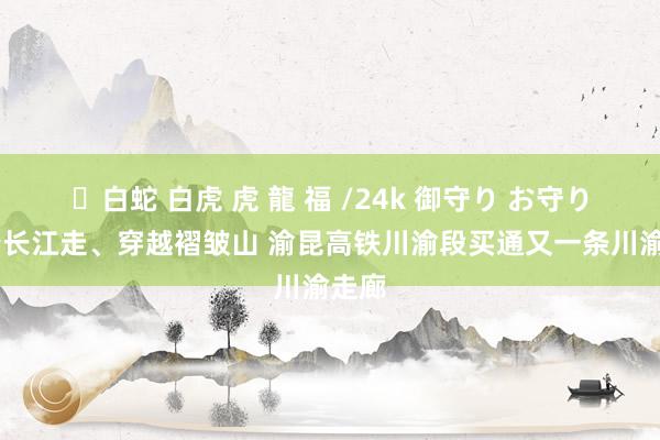 ✨白蛇 白虎 虎 龍 福 /24k 御守り お守り 随着长江走、穿越褶皱山 渝昆高铁川渝段买通又一条川渝走廊