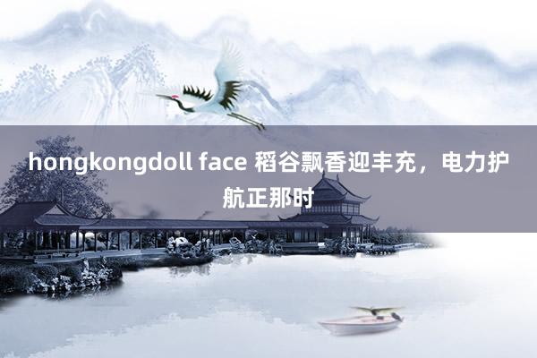 hongkongdoll face 稻谷飘香迎丰充，电力护航正那时