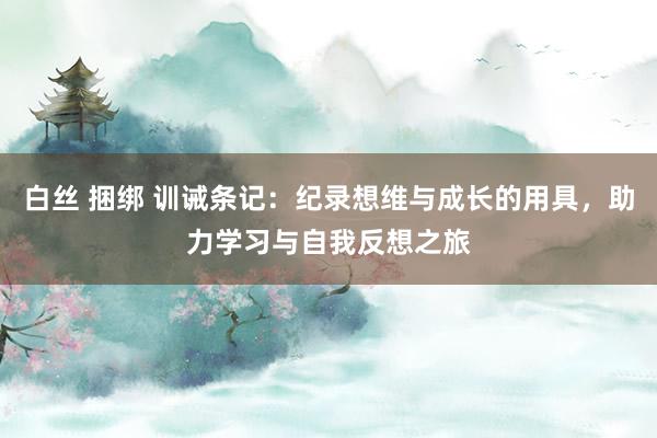 白丝 捆绑 训诫条记：纪录想维与成长的用具，助力学习与自我反想之旅