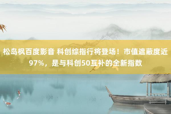 松岛枫百度影音 科创综指行将登场！市值遮蔽度近97%，是与科创50互补的全新指数